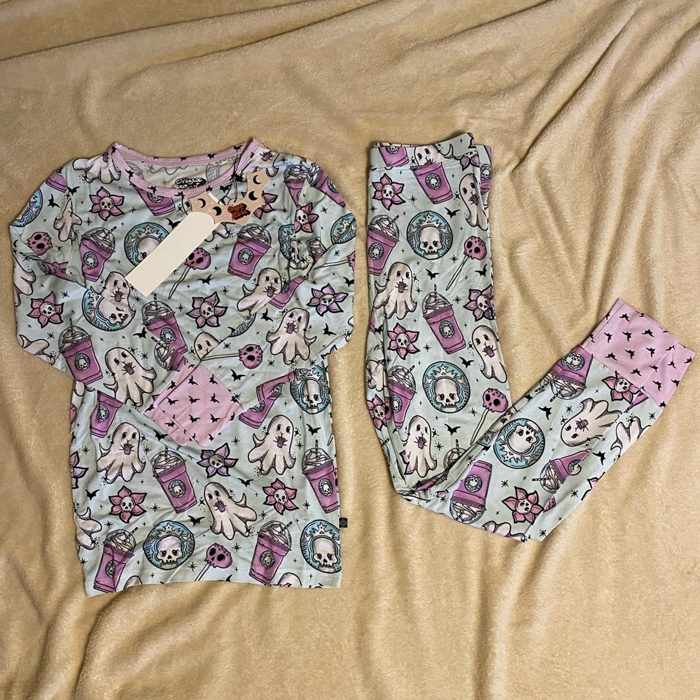Onyx & Lore 2 pc bamboo pjs size 12/14 Starbucks
